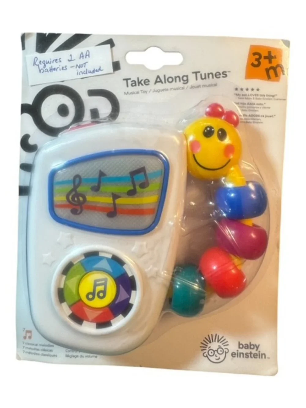 Baby Einstein TAKE ALONG TUNES 7 Classical Songs 3+ mths